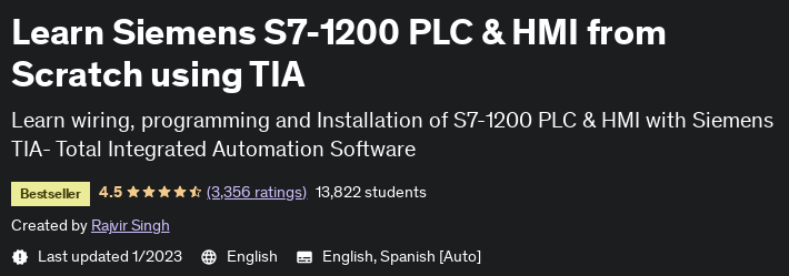 Learn Siemens S7-1200 PLC & HMI from Scratch using TIA