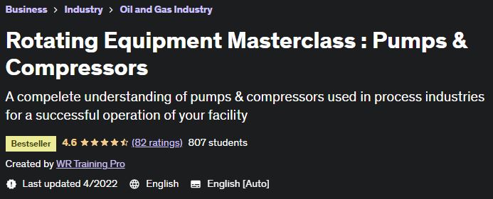 Rotating Equipment Masterclass: Pumps & Compressors