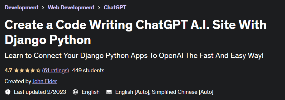 Create a Code Writing ChatGPT AI Site