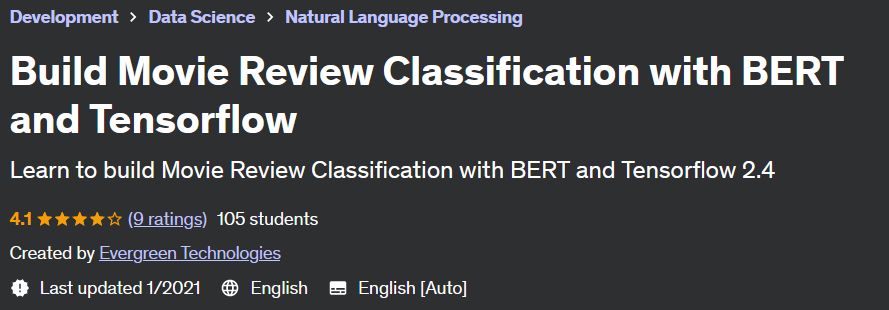 Build Movie Review Classification with BERT and Tensorflow