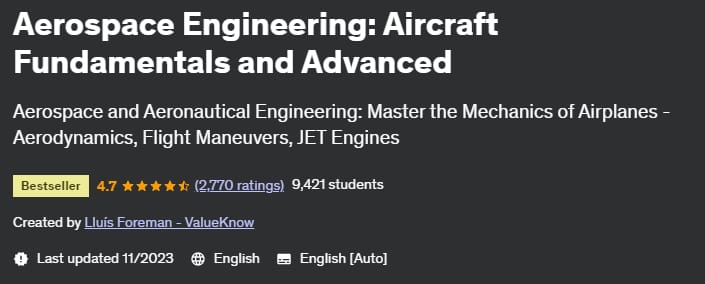 Aerospace Engineering_ Aircraft Fundamentals and Advanced