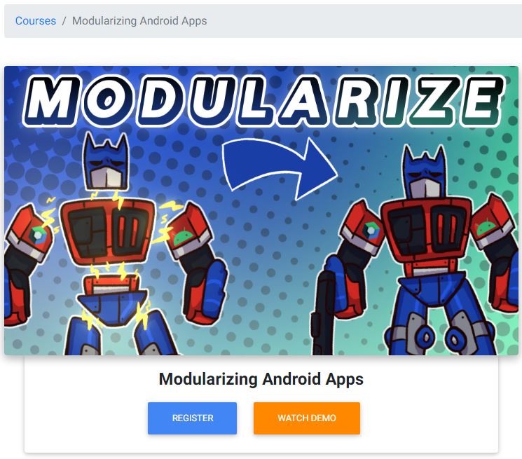 Modularizing Android Apps