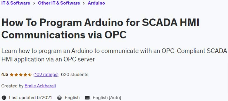 How To Program Arduino for SCADA HMI Communications via OPC