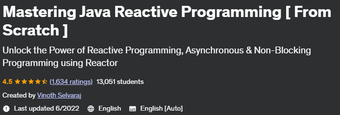 Complete Java Reactive Programming (From Scratch)
