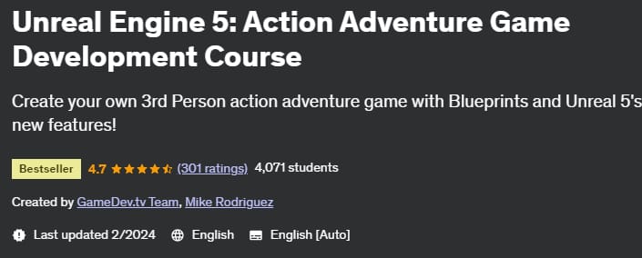 Unreal Engine 5_ Action Adventure Game Development Course