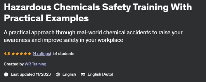 Hazardous Chemicals Safety Training With Practical Examples