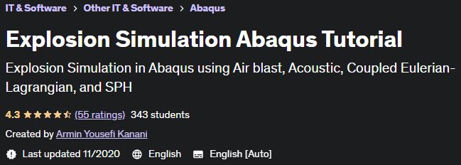 Explosion Simulation Abaqus Tutorial