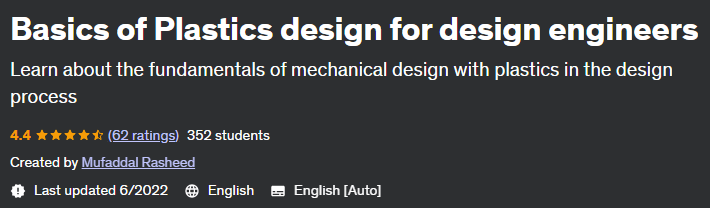 Basics of Plastics design for design engineers