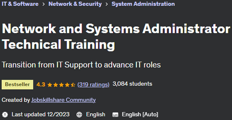 Network and Systems Administrator Technical Training