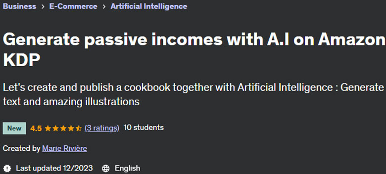 Generate passive income with AI on Amazon KDP