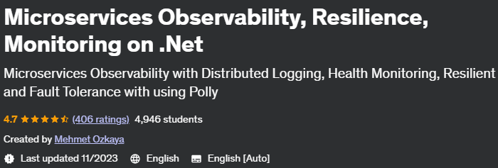 Microservices Observability, Resilience, Monitoring on .Net