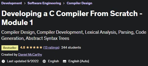 Developing a C Compiler From Scratch - Module 1