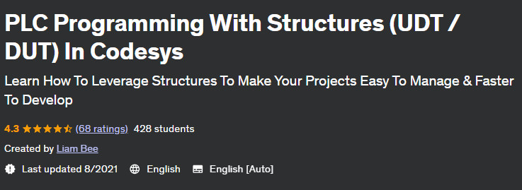 PLC Programming With Structures (UDT / DUT) In Codesys