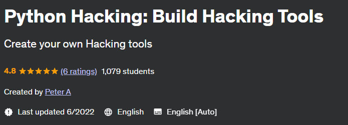 Python Hacking: Build Hacking Tools