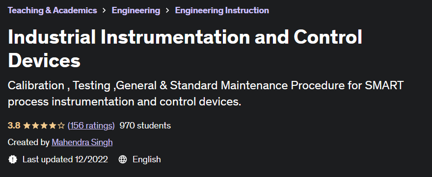 Industrial Instrumentation and Control Devices