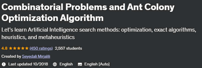 Combinatorial Problems and Ant Colony Optimization Algorithm