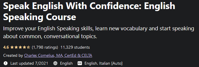 Speak English With Confidence: English Speaking Course