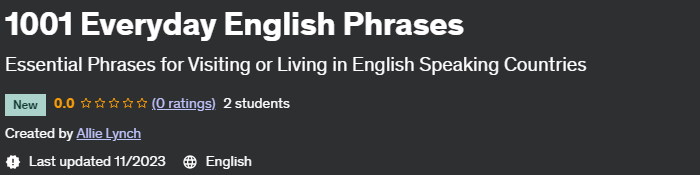 1001 Everyday English Phrases