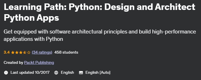 Learning Path_ Python_ Design and Architect Python Apps