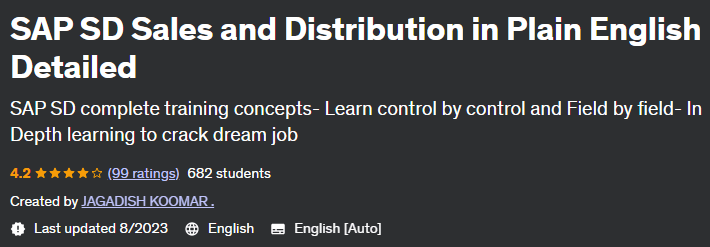 SAP SD Sales and Distribution in Plain English Detailed