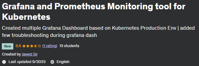 Grafana and Prometheus Monitoring tool for Kubernetes