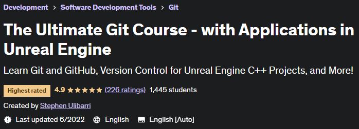 The Ultimate Git Course - with Applications in Unreal Engine