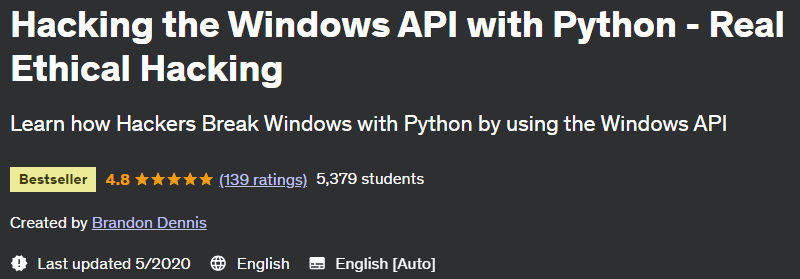 Hacking the Windows API with Python - Real Ethical Hacking