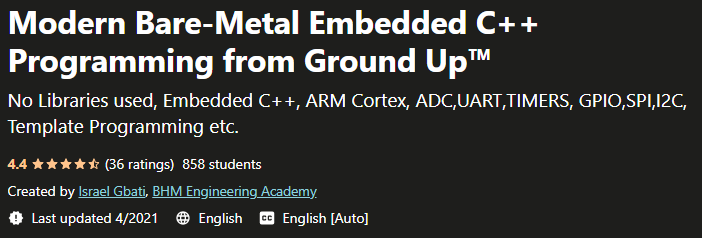 Modern Bare-Metal Embedded C++ Programming from Ground Up