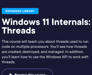 Windows 11 Internals: Threads