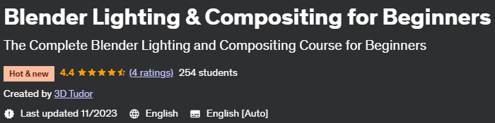 Blender Lighting & Compositing For Beginners