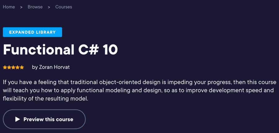 Functional C# 10