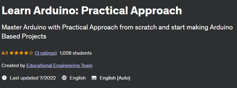Learn Arduino: Practical Approach