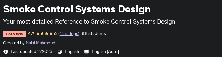 Smoke Control Systems Design