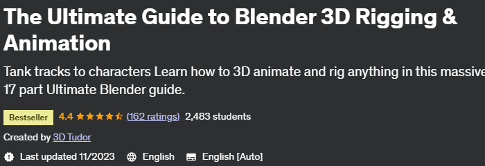 The Ultimate Guide to Blender 3D Rigging & Animation