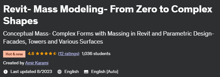 Revit - Mass Modeling - From Zero to Complex Shapes