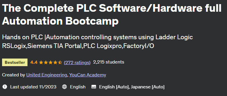 The Complete PLC Software/Hardware full Automation Bootcamp