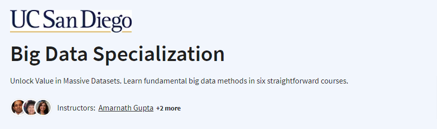 Big Data Specialization