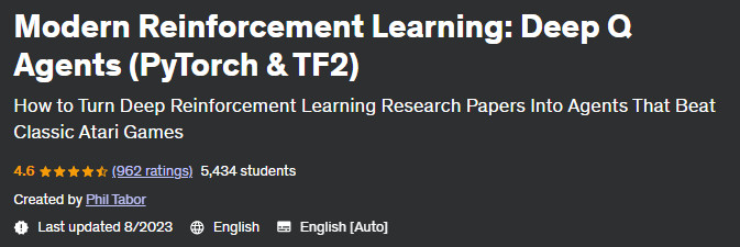 Modern Reinforcement Learning: Deep Q Agents (PyTorch & TF2)