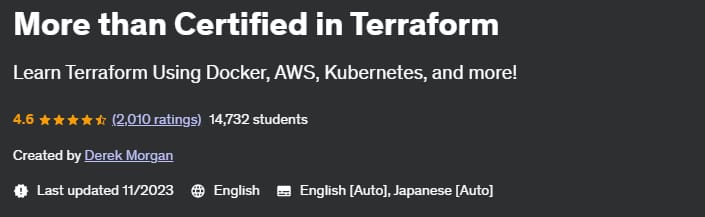 More than Certified in Terraform