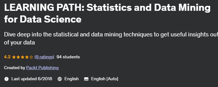 LEARNING PATH_ Statistics and Data Mining for Data Science