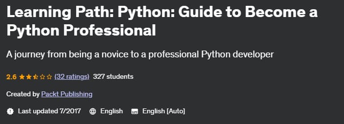 Learning Path_ Python_ Guide to Become a Python Professional