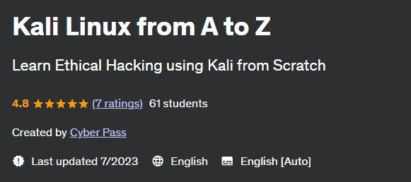 Kali Linux from A to Z