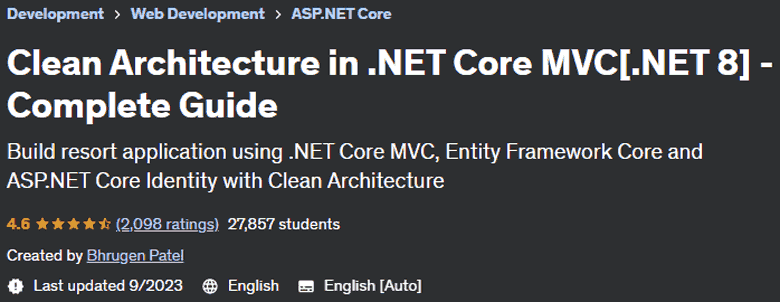 Clean Architecture in .NET Core MVC (.NET 8) - Complete Guide