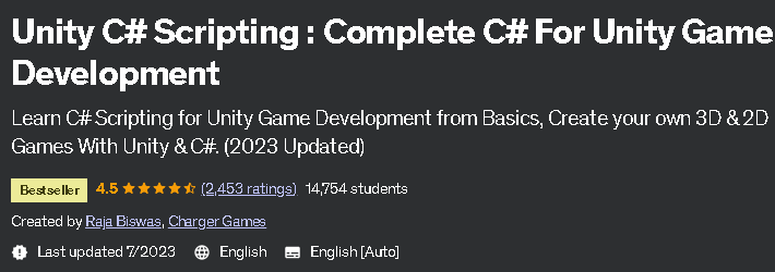 Unity C# Scripting _ Complete C# For Unity Game Development