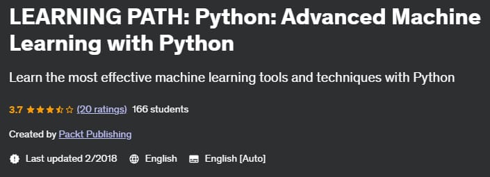 LEARNING PATH_ Python_ Advanced Machine Learning with Python