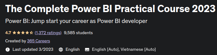 The Complete Power BI Practical Course 2023