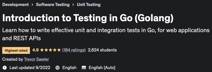 Introduction to Testing in Go (Golang)