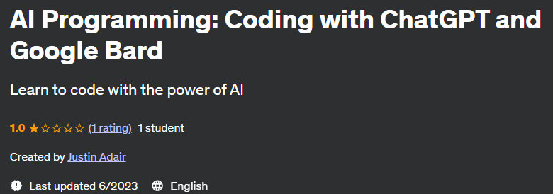 AI Programming: Coding with ChatGPT and Google Bard