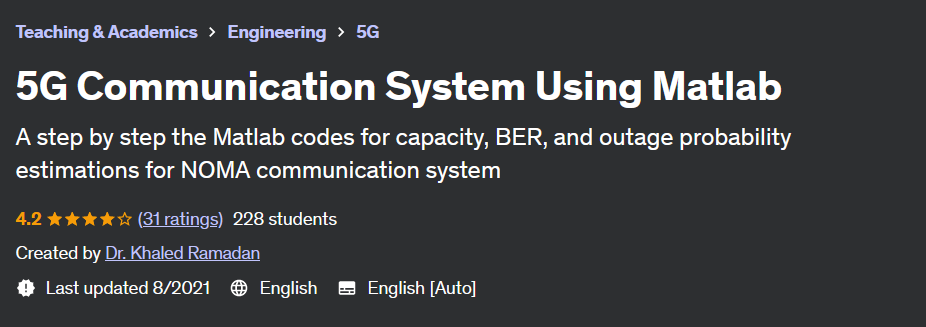 5G Communication System Using Matlab