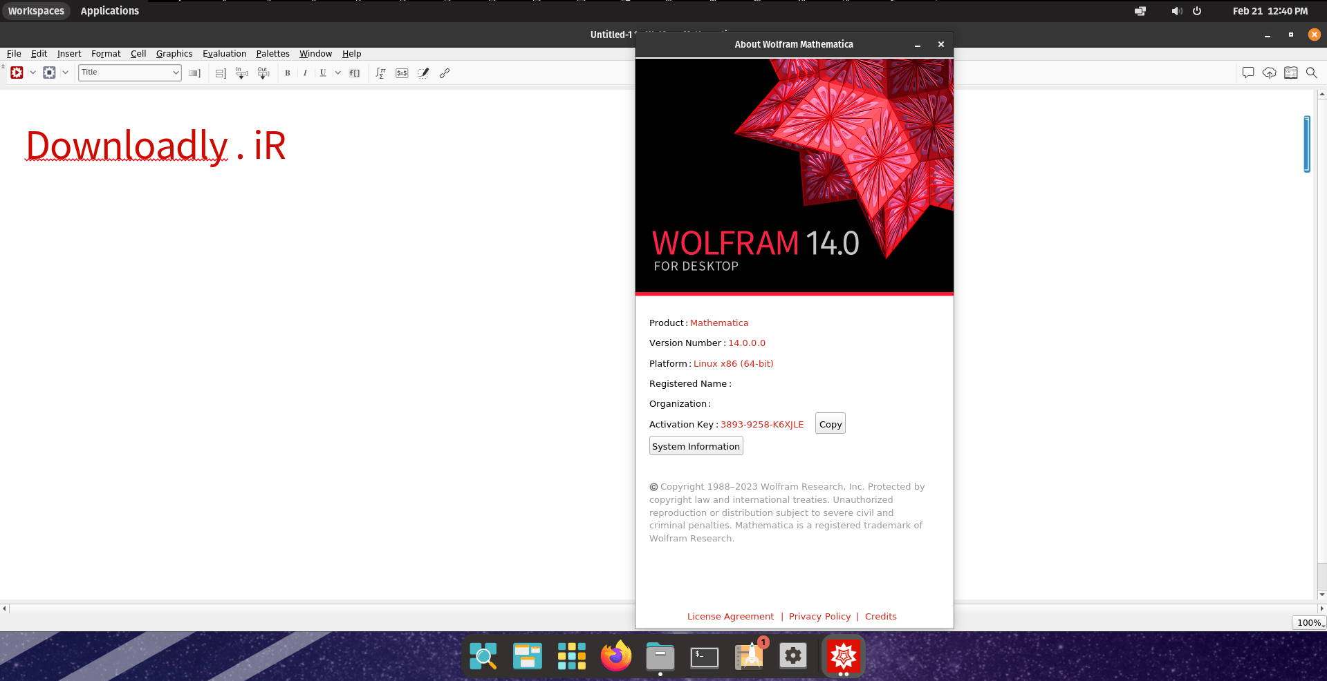 wolfram-linux